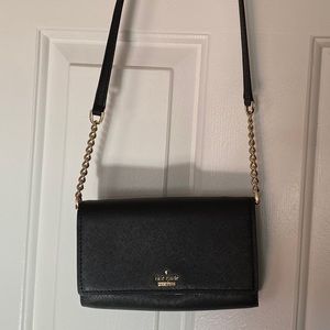 Kate Spade black small crossbody bag
